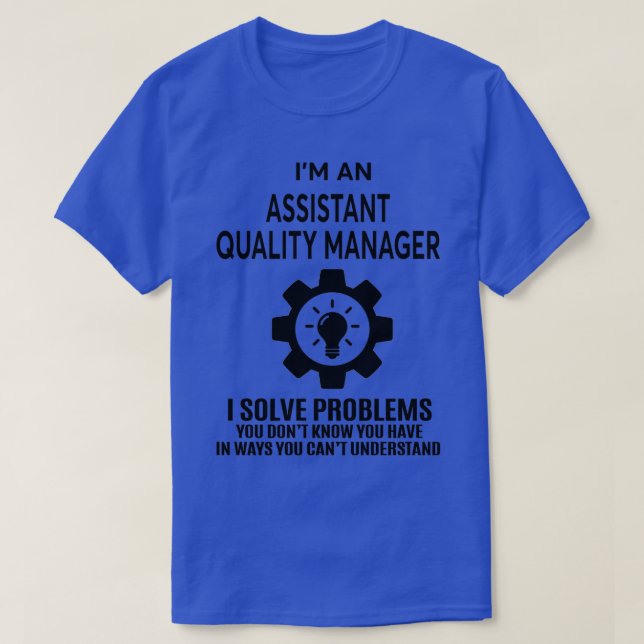 CAMISETA LEGISLADOR DE QUALIDADE DE ASSISTENTE NICE DESIGN  (Frente do Design)