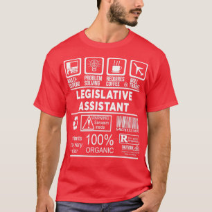 CAMISETA LEGISLATIVE ASSISTANT NICE DESIGN