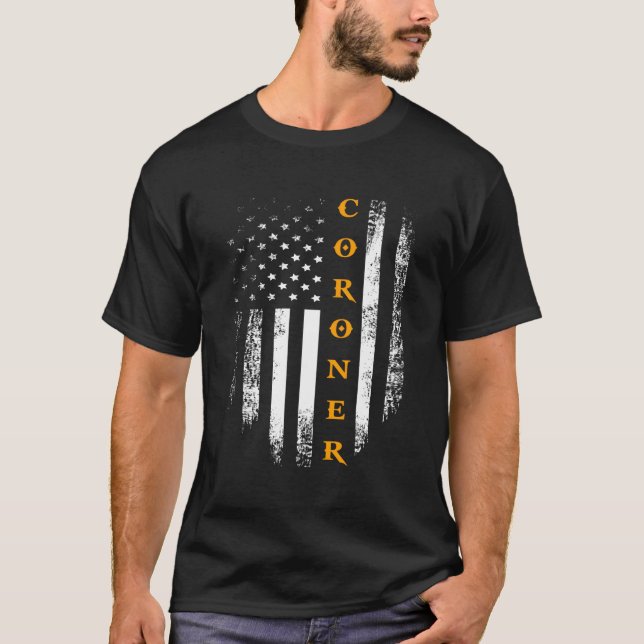 Camiseta Legista Vintage Com Bandeira Americana Para Presen (Frente)