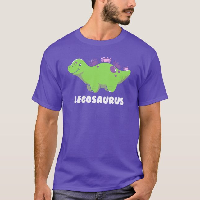 Camiseta Legosaurus Dinosaur family girl (Frente)