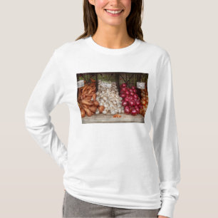 Camiseta Legume - Batatas, Alho e Cebolas