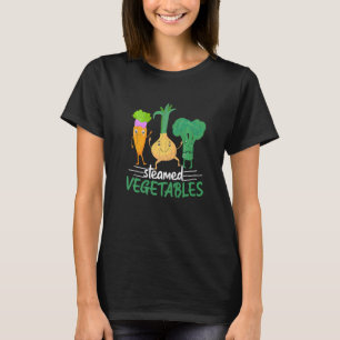 Camiseta Legumes Cozidos no Vapor Vegetariano Comida Vegana