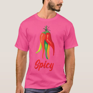 Camiseta Legumes Temperos Frutas Pimenta Chili Apimentado