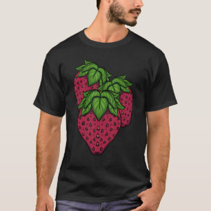 Camiseta Legumes Vegetais Vegano Vegetariano Morangos Fr