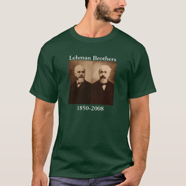 Camiseta Lehman Brothers, 1850-2008 (Frente)
