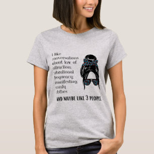Camiseta Lei de Atração de T-Shirt Manifesto