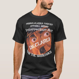 Camiseta Lei de Insurreição de Trump Militar ICE CPB Gestap