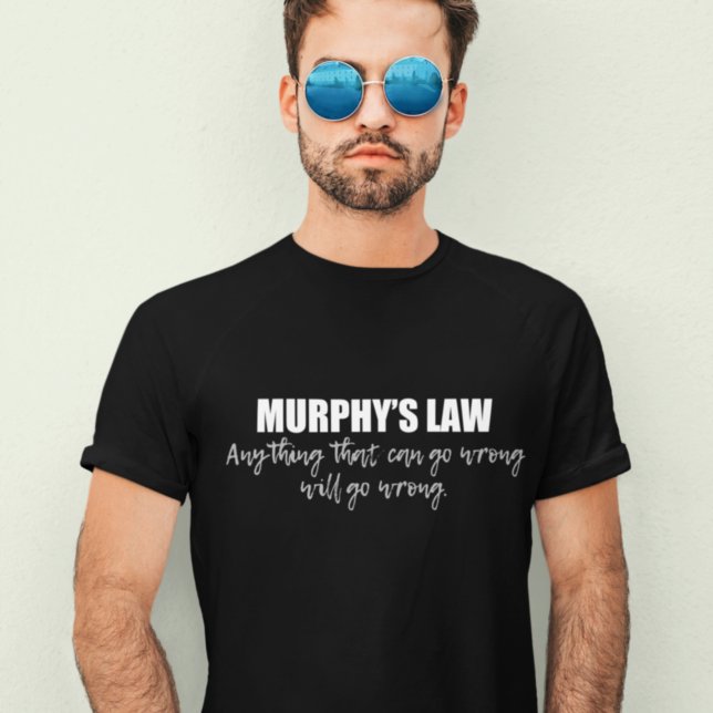 Camiseta Lei de Murphy (Criador carregado)