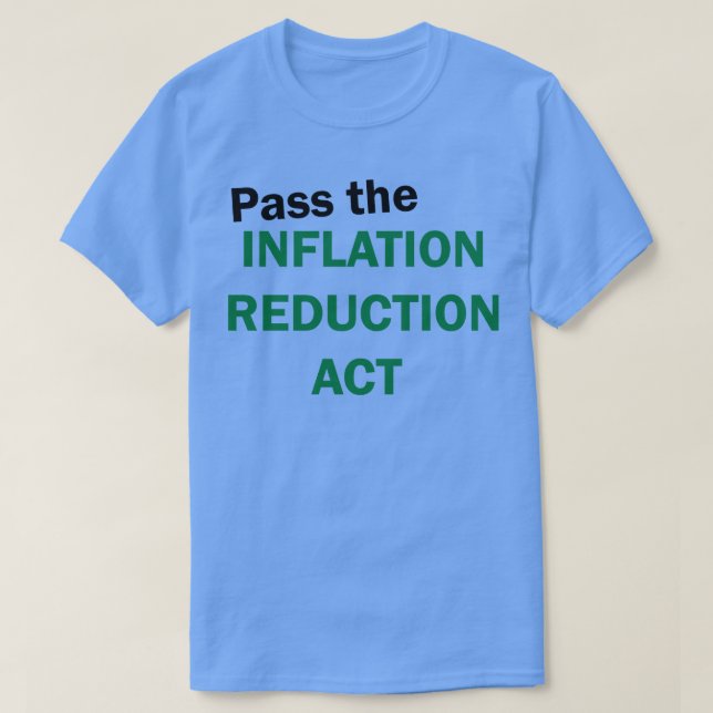 Camiseta Lei de Redução da Inflação (Frente do Design)