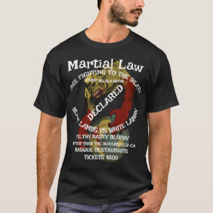 Camiseta Lei Marcial Declarou Não Mais Votação