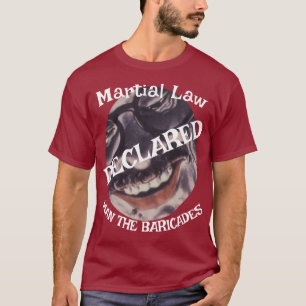Camiseta Lei Marcial Trump Suspende Eleições Intermediárias