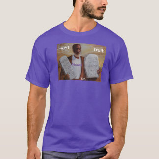 Camiseta Lei & o t-shirt escuro básico dos Verdade-Homens