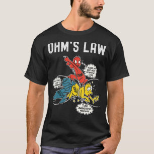 Camiseta Lei Ohms - Eletricidade Explicada Engenharia Elétr