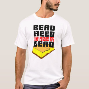 Camiseta Leia a bíblia sagrada e siga sua liderança