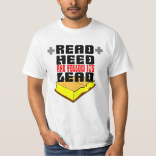 Camiseta Leia a bíblia sagrada e siga sua liderança