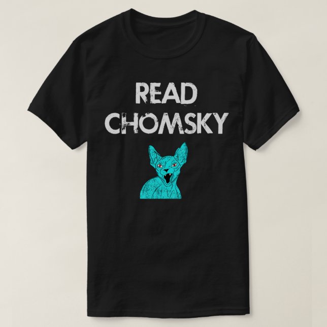 Camiseta Leia Chomsky Dissident Voice Precisamos de mais No (Frente do Design)