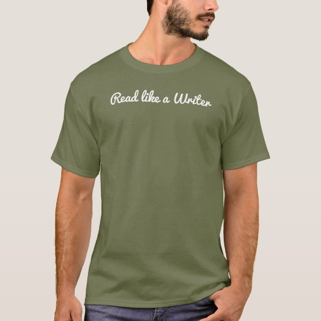 Camiseta Leia como um Escritor (Frente)