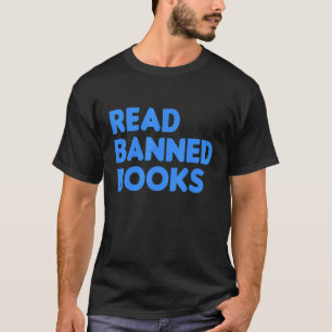 Camiseta Leia Livros Banidos Bibliotecas Escolares Bloquead
