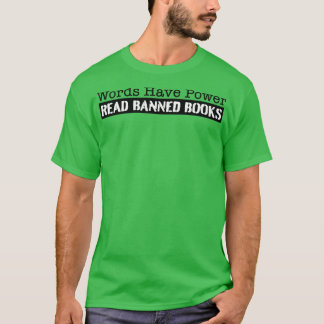 Camiseta Leia Livros Banidos Palavras têm energia