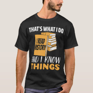 Camiseta Leia Livros de História e Conheça Coisas