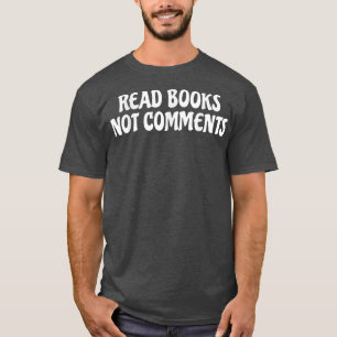 Camiseta Leia Livros Não Comentários Livro Amplia Palavras-