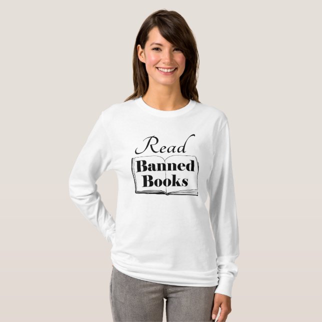 Camiseta Leia Livros Proibidos (Frente Completa)