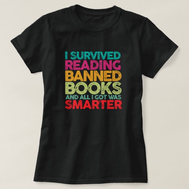 Camiseta Leia Livros Proibidos (Frente do Design)