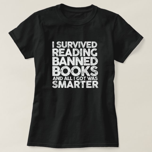 Camiseta Leia livros proibidos (Frente do Design)