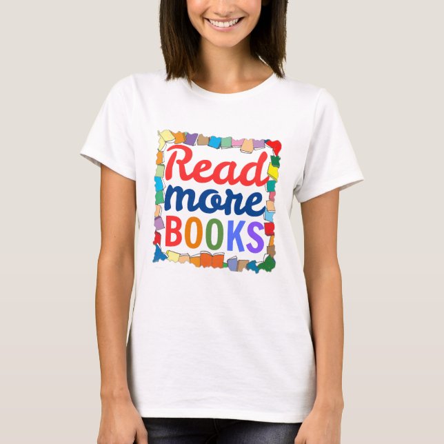 Camiseta Leia Mais Livros (Frente)