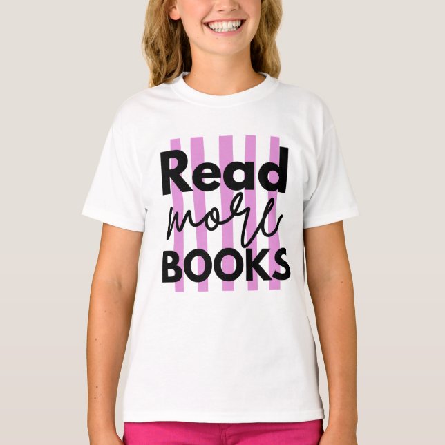Camiseta Leia Mais Livros (Frente)