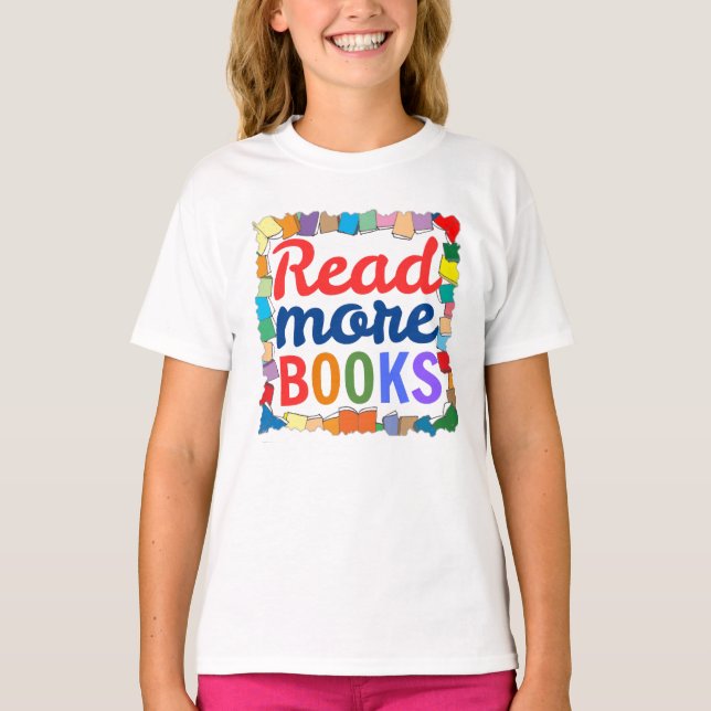 Camiseta Leia Mais Livros (Frente)