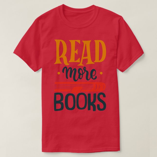 Camiseta Leia mais livros (Frente do Design)