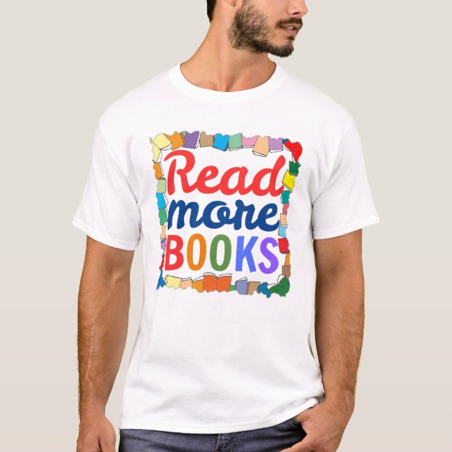 Camiseta Leia Mais Livros (Frente)