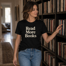 Camiseta Leia mais livros