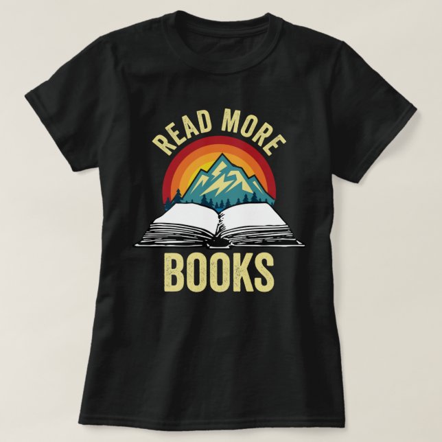 Camiseta Leia mais livros (Frente do Design)