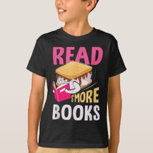 Camiseta Leia Mais Livros Acampamento Minhoca Bibliotecário