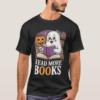 Camiseta Leia Mais Livros Amantes de Literatura Assustadora