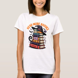 Camiseta Leia Mais Livros Engraçados Que A Bruxa Dava Uma P