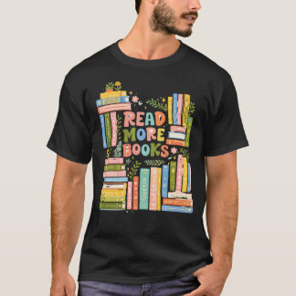 Camiseta Leia Mais Livros | Leitor Desenho Aquarela Colorid