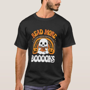 Camiseta Leia Mais Livros Livros Fantasma Pumpkin Docente
