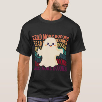Camiseta Leia mais livros no halloween
