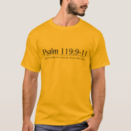 Camiseta Leia o 119:9 do salmo da bíblia - 11