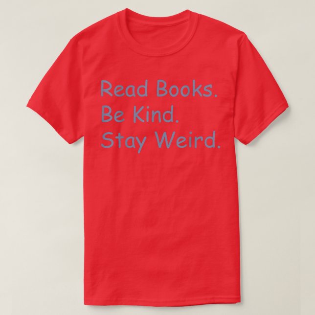 Camiseta Leia os livros (Frente do Design)