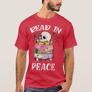 Camiseta Leia Os Livros De Paz Lendo O Livro De Halloween L