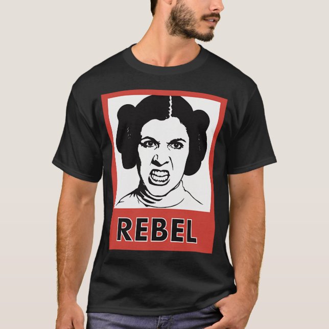 Camiseta Leia Rebelde (Frente)