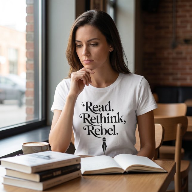 Camiseta Leia Rebelle Tipografia Impressa Repense (Criador carregado)