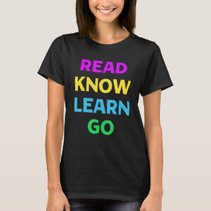 Camiseta Leia Saber Aprender Ir Livros Professora