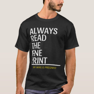 Camiseta Leia Sempre O Anúncio De Gravidez Fine Impressão