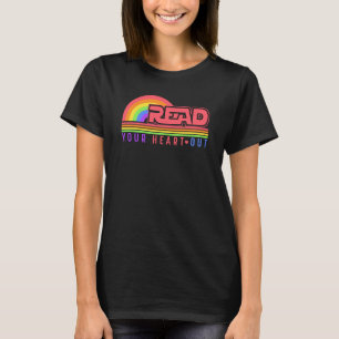 Camiseta Leia seu coração bonito para professoras mulheres 