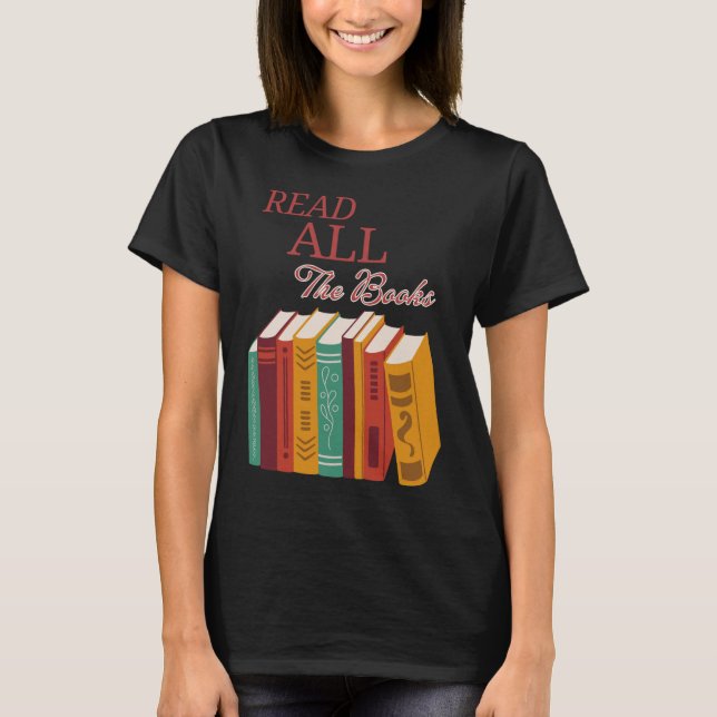 Camiseta Leia todos os livros (Frente)